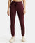 Super Combed Cotton Elastane French Terry Relaxed Fit Joggers With Zipper Pockets - Wine Tasting