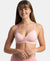 Wirefree Non Padded Super Combed Cotton Elastane Stretch Everyday Bra with Ultrasoft and Durable Underband - Candy Pink