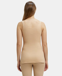 Super Combed Cotton Rich Thermal Tank Top with StayWarm Technology - Skin