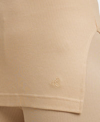 Super Combed Cotton Rich Thermal Tank Top with StayWarm Technology - Skin
