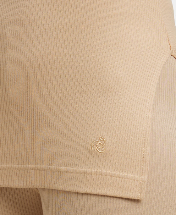 Super Combed Cotton Rich Thermal Tank Top with StayWarm Technology - Skin