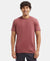 Super Combed Cotton Rich Round Neck Half Sleeve T-Shirt - Wild Ginger