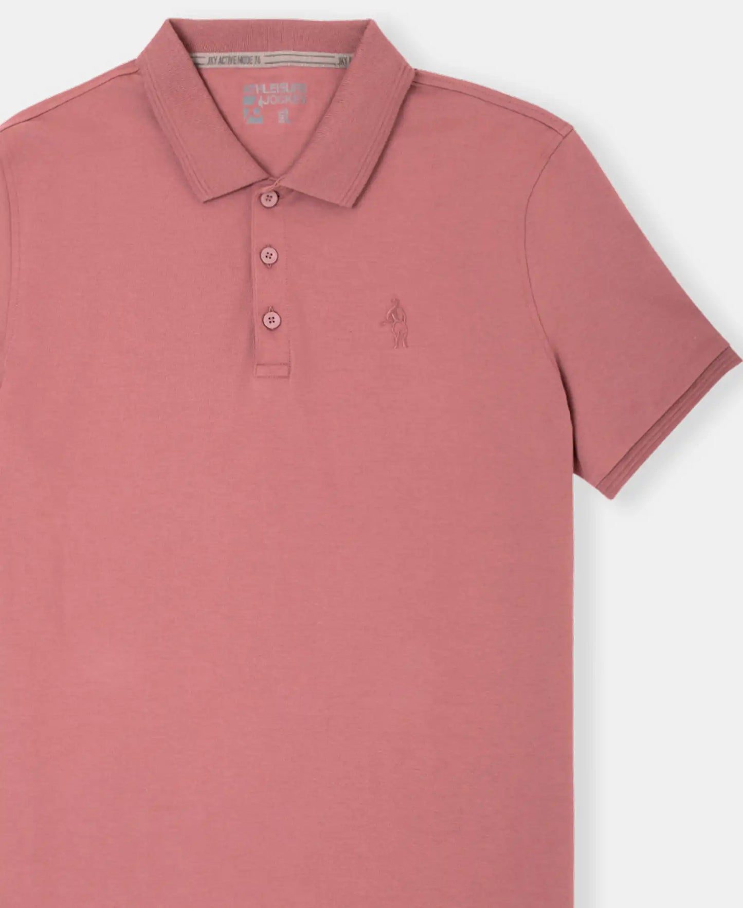 Super Combed Cotton Rich Solid Half Sleeve Polo T-Shirt - Wild Ginger