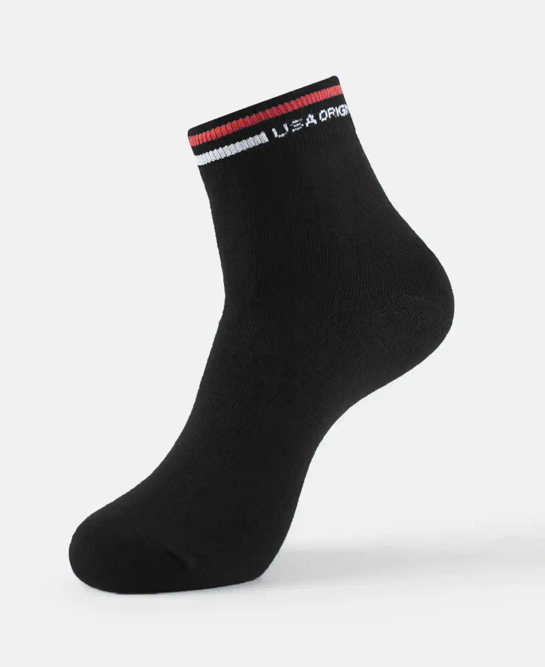 Buy Compact Cotton Ankle Length Socks with StayFresh Treatment - Black 7002 | Jockey India