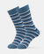 Compact Cotton Elastane Stretch Crew Length Socks With StayFresh Treatment - Stellar