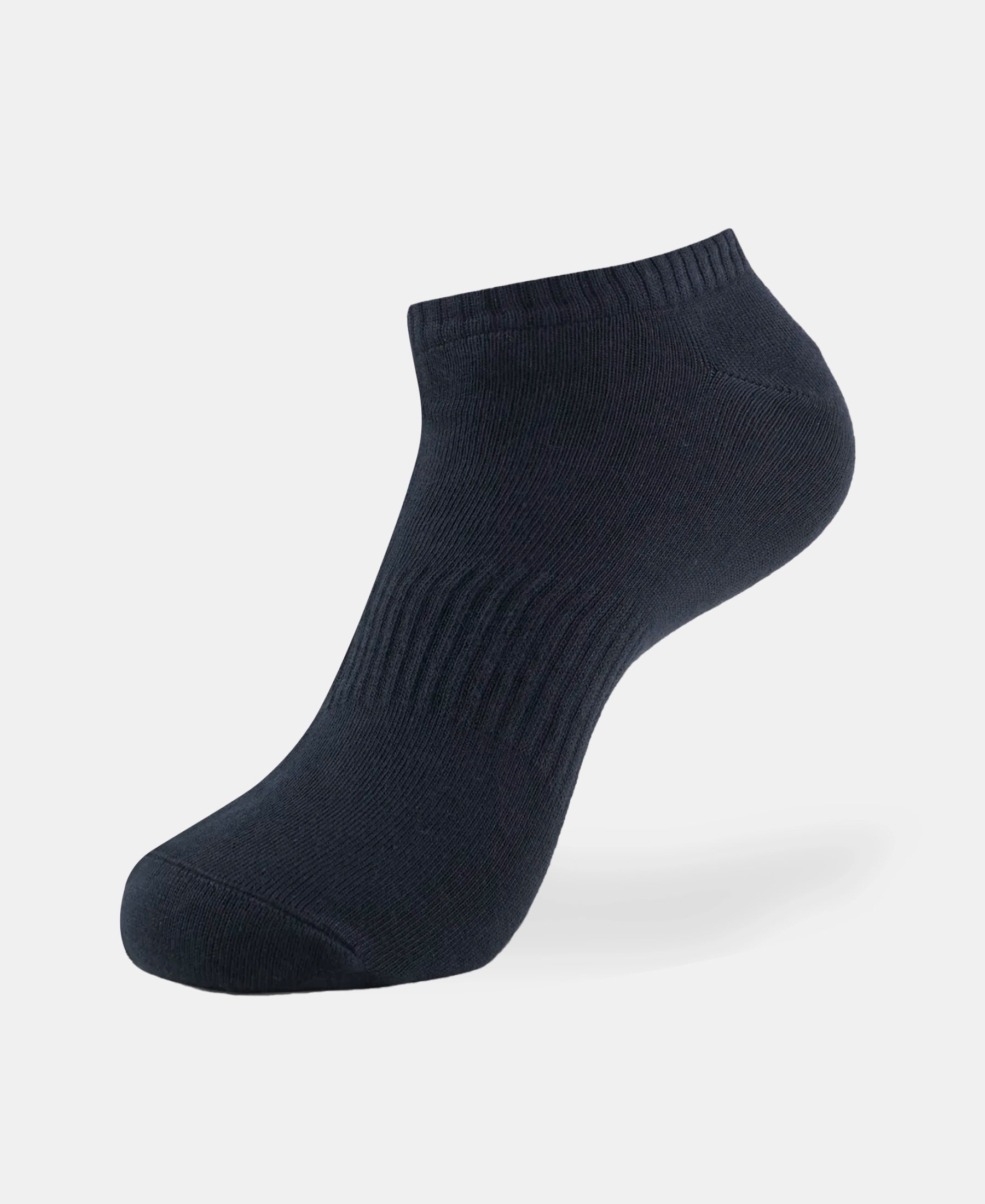 Buy Compact Cotton Low Show Socks With StayFresh Treatment - Black 7097 | Jockey India