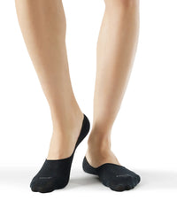 Compact Cotton Elastane Stretch No Show Socks With StayFresh Treatment - Black, Grey & Navy (Pack of 3)