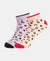 Compact Cotton Stretch Low Show Socks with StayFresh Treatment - Orchid Bloom - Peach Melba (Pack of 2)