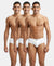 Super Combed Cotton Solid Brief with Ultrasoft Concealed Waistband - White (Pack of 3)
