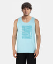 Super Combed Cotton Rich Graphic Printed Tank Top - Sea Angel