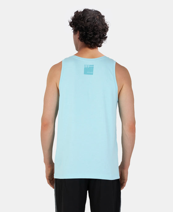 Super Combed Cotton Rich Graphic Printed Tank Top - Sea Angel