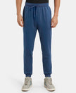 Super Combed Cotton Rich Slim Fit Jogger with Zipper Pockets - Insignia Blue-1