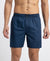 Tencel Lyocell Cotton Boxer Shorts with Side Pockets - Estate Blue