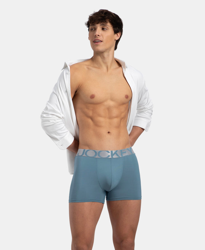 Tactel Microfiber Elastane Stretch Solid Trunk with Moisture Move Properties - Provincial Blue