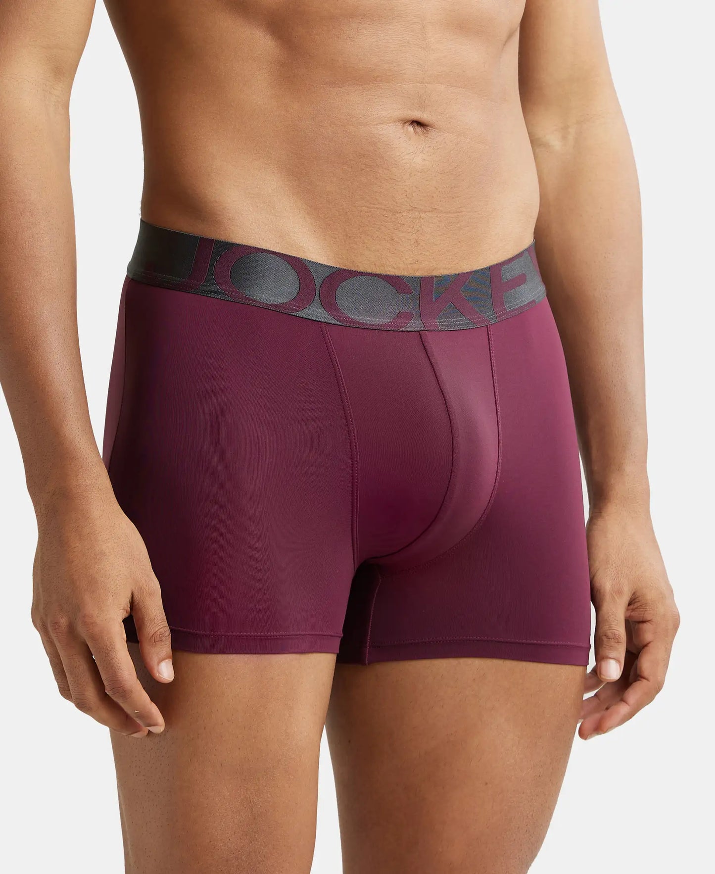 Tactel Microfiber Elastane Stretch Solid Trunk with Moisture Move Properties - Wine Tasting & Forest Night (Pack of 2)