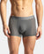 Tactouch Microfiber Elastane Stretch Seamfree Bonded Tech Solid Trunk with Internal Breathable Mesh - Grey