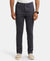 Super Combed Cotton Rich Elastane Stretch Slim Fit All Day Pants with Pockets - Navy