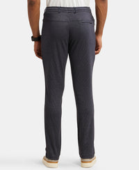 Super Combed Cotton Rich Elastane Stretch Slim Fit All Day Pants with Pockets - Navy