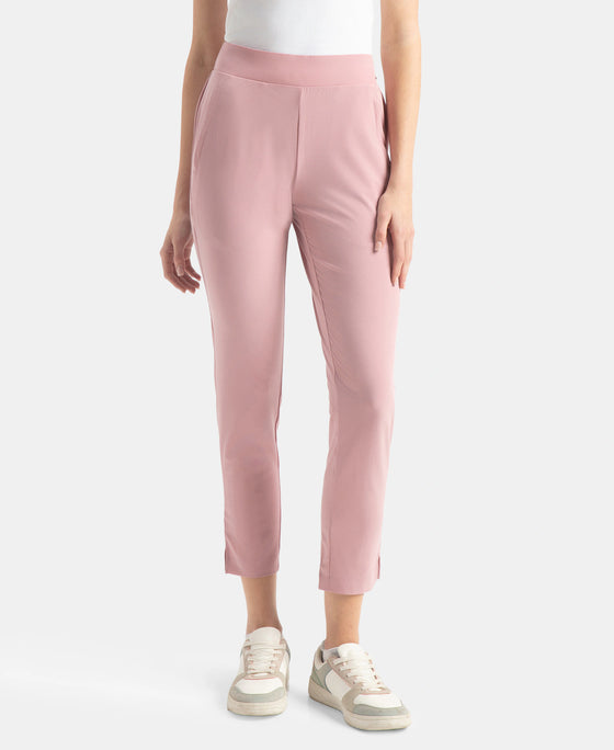 Environment Friendly Recycled Microfiber All Day Pants with StayFresh Treatment - Lilas