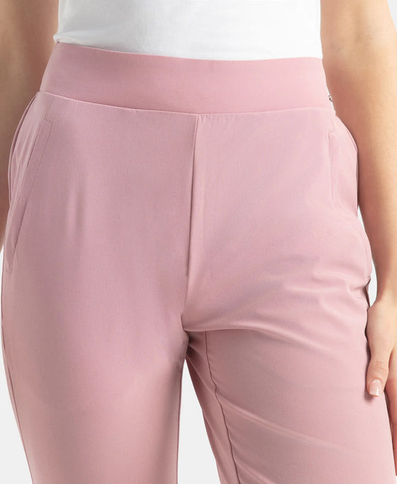 Environment Friendly Recycled Microfiber All Day Pants with StayFresh Treatment - Lilas