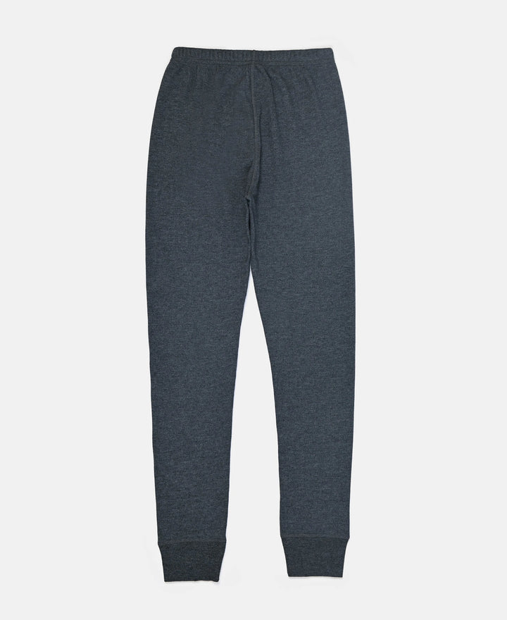 Kid's Super Combed Cotton Rich Brushed Thermal Long John with StayWarm Treatment - Charcoal Melange