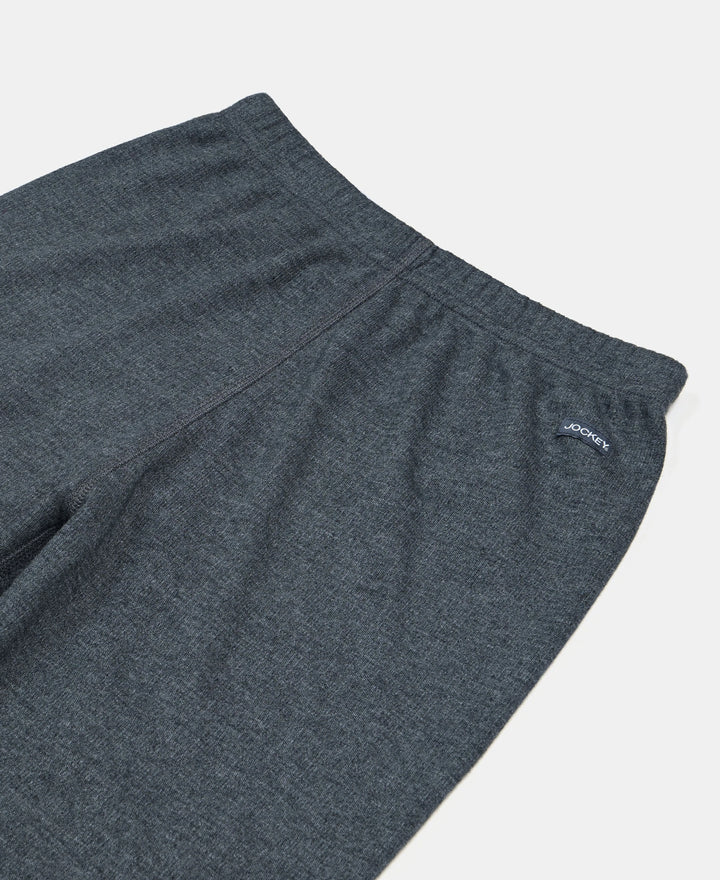 Kid's Super Combed Cotton Rich Brushed Thermal Long John with StayWarm Treatment - Charcoal Melange