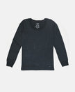 Kid's Super Combed Cotton Rich Brushed Thermal Undershirt with StayWarm Treatment - Charcoal Melange