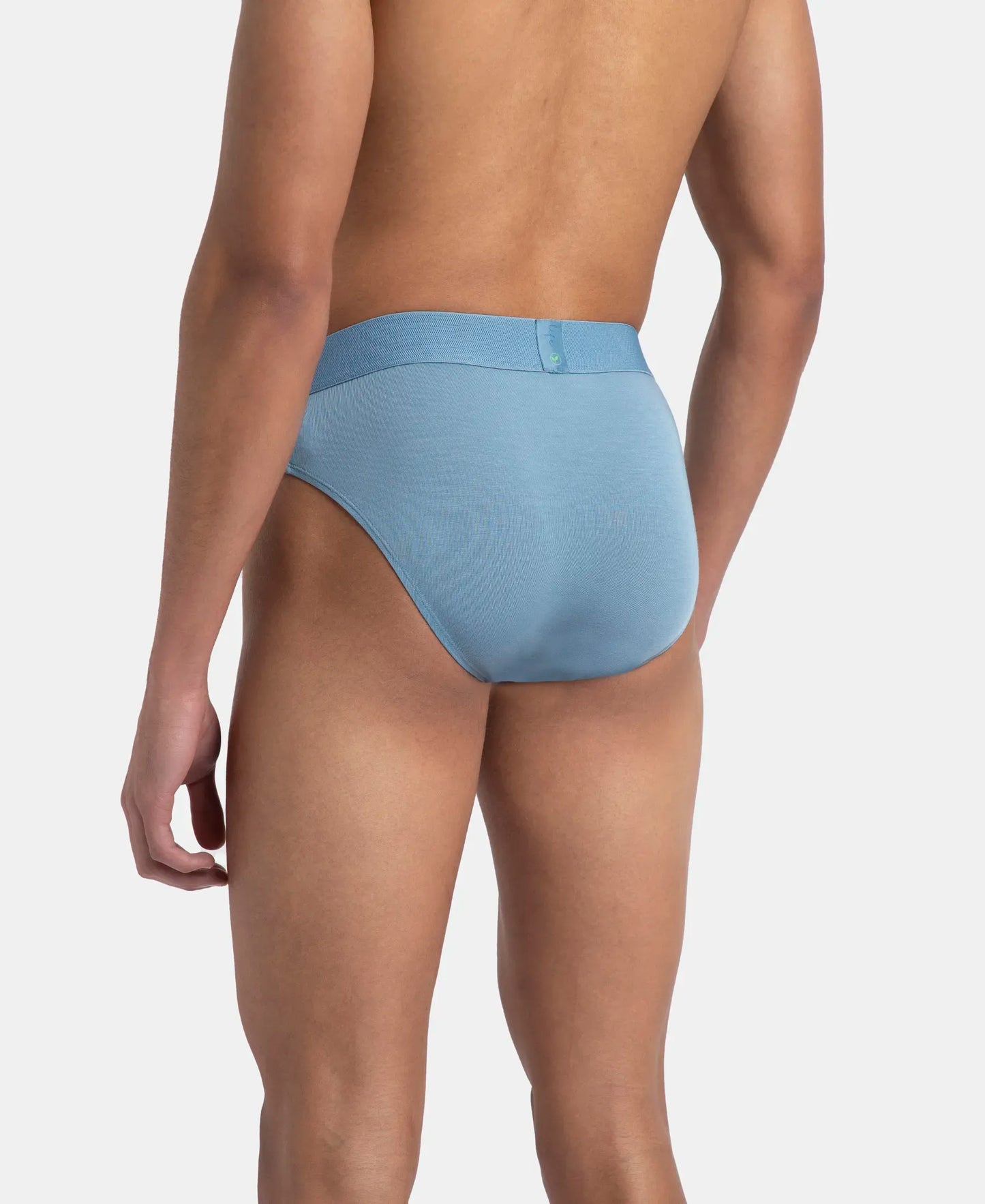 Environment Friendly Tencel Lyocell Fiber Brief With Natural Stayfresh Properties - Blue Shadow