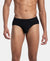 Soft Touch Recycled Microfiber Elastane Stretch Brief with Ultrasoft Waistband - Black
