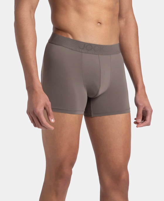 Soft Touch Recycled Microfiber Elastane Stretch Trunk with Ultrasoft Waistband - Dark Khaki