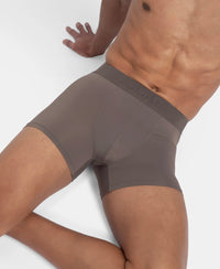 Soft Touch Recycled Microfiber Elastane Stretch Trunk with Ultrasoft Waistband - Dark Khaki