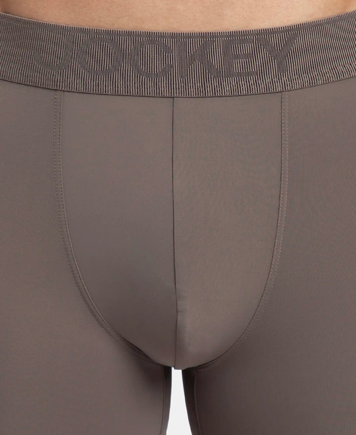 Soft Touch Recycled Microfiber Elastane Stretch Trunk with Ultrasoft Waistband - Dark Khaki