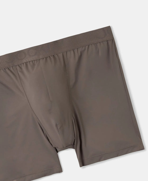 Soft Touch Recycled Microfiber Elastane Stretch Trunk with Ultrasoft Waistband - Dark Khaki