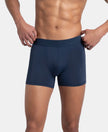 Soft Touch Recycled Microfiber Elastane Stretch Trunk with Ultrasoft Waistband - Insignia Blue