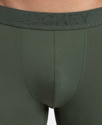 Soft Touch Recycled Microfiber Elastane Stretch Trunk with Ultrasoft Waistband - Thyme