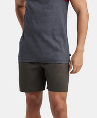 Super Combed Mercerized Cotton Woven Fabric Boxer Shorts - Deep Olive