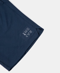 Lightweight and Breathable Microfiber Shorts with StayFresh Treatment - Navy