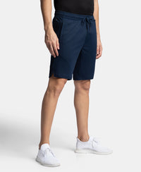 Lightweight and Breathable Microfiber Shorts with StayFresh Treatment - Navy