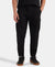 Super Combed Cotton Woven Regular Fit Cargo Jogger with Seven Pockets - Black