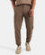 Super Combed Cotton Woven Regular Fit Cargo Jogger with Seven Pockets - Dark Khaki