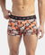 Super Combed Cotton Elastane Stretch Printed Trunk with Ultrasoft Waistband - Flamingo