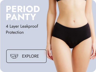 Women's Period Panties Category Banner Women's Period Panties Category Banner