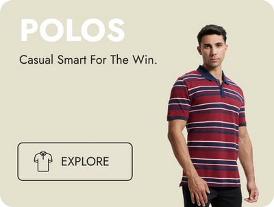 Men's Polo T-shirt Outerwear Category Banner Men's Polo T-shirt Outerwear Category Banner