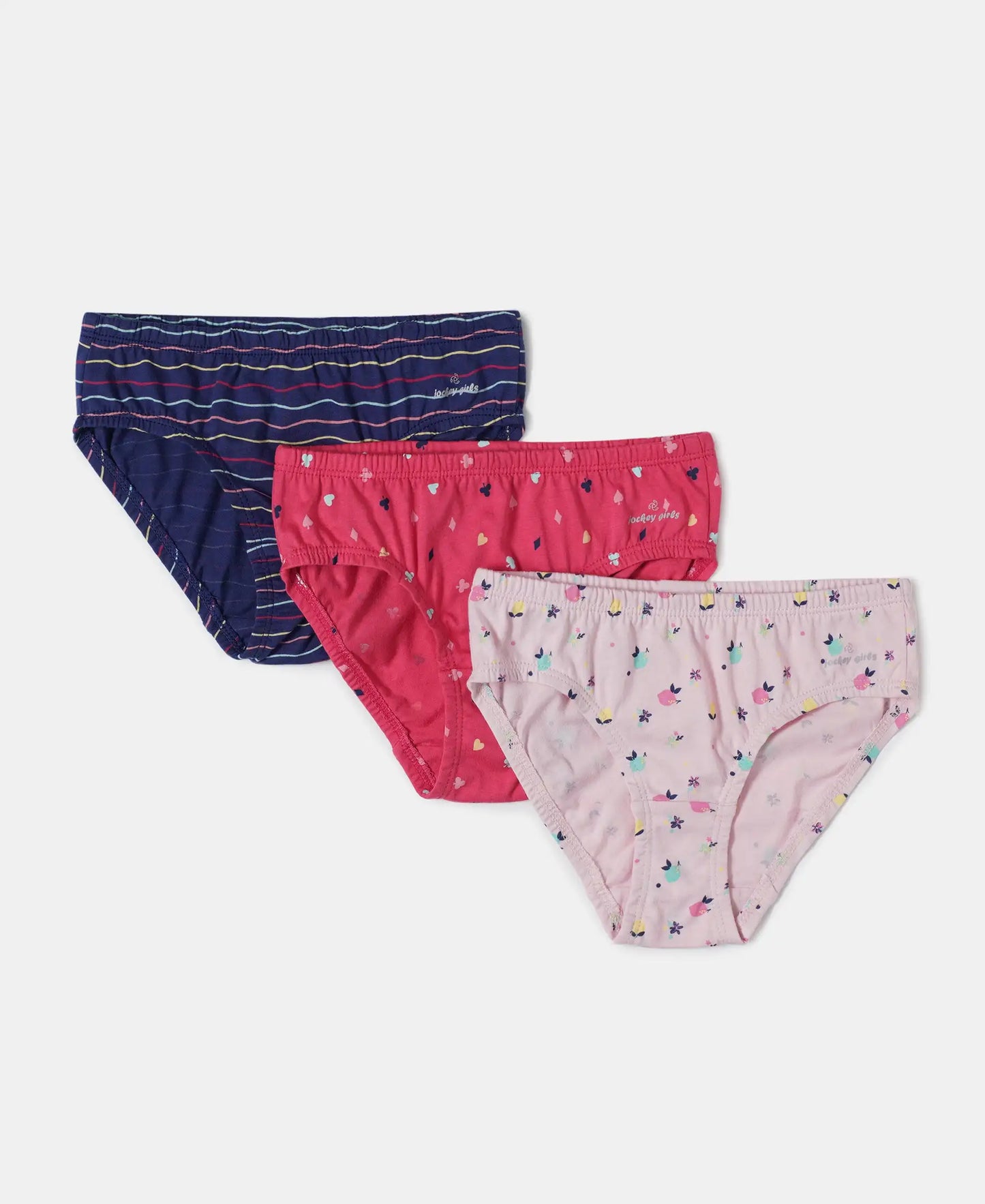 Super Combed Cotton Panty with Ultrasoft Waistband - Print Assorted (Pack of 3)