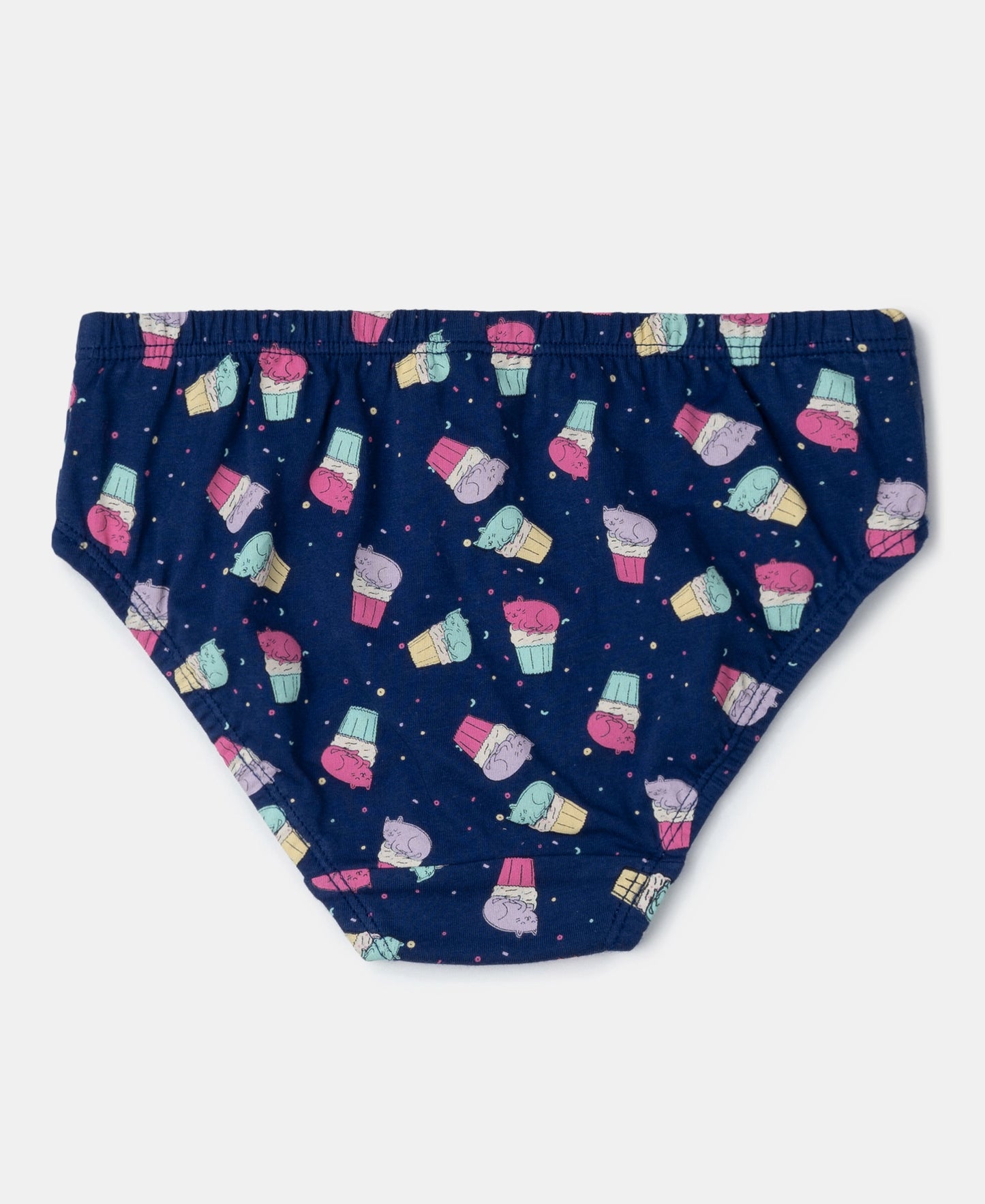 Super Combed Cotton Printed Panty with Ultrasoft Waistband - Fairy Tale, Blue Depths & Lavendula (Pack of 3)