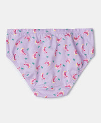 Super Combed Cotton Printed Panty with Ultrasoft Waistband - Fairy Tale, Blue Depths & Lavendula (Pack of 3)
