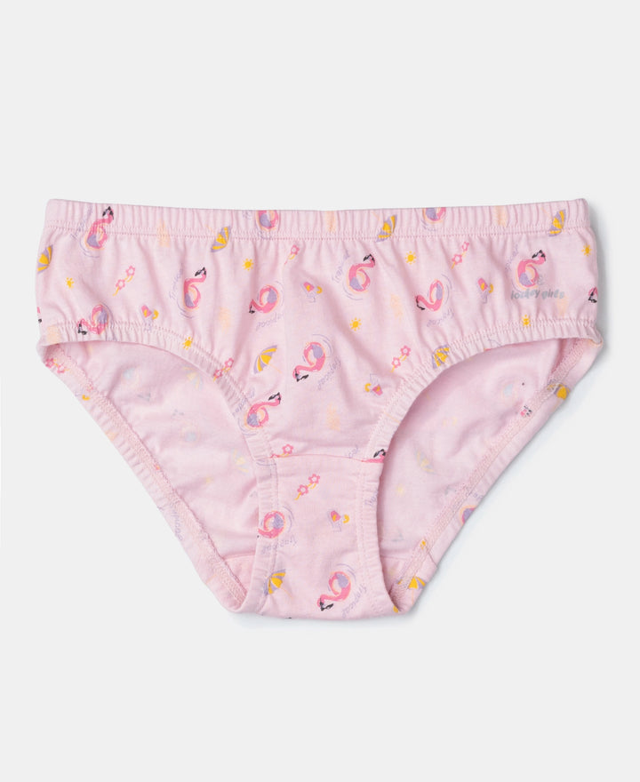 Super Combed Cotton Printed Panty with Ultrasoft Waistband - Fairy Tale, Blue Depths & Lavendula (Pack of 3)