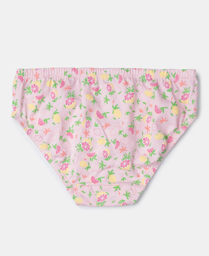 Super Combed Cotton Printed Panty with Ultrasoft Waistband - Fairy Tale, Blue Depths & Lavendula (Pack of 3)