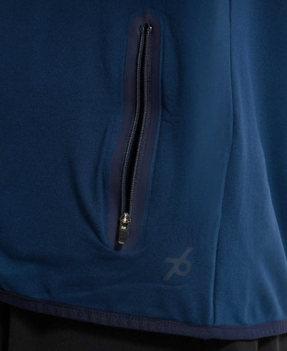 Soft Touch Microfiber Elastane Stretch Jacket with Thumbhole Styling - Moon Light Ocean-7