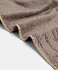 Bamboo Cotton Blend Terry Ultrasoft and Durable Bath Towel with Natural StayFresh Properties - Desert Taupe